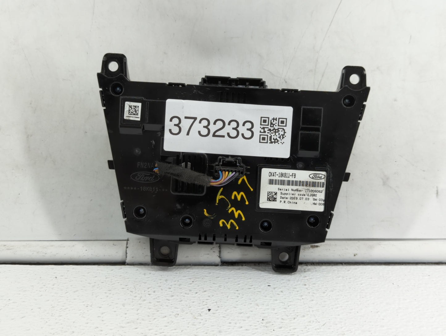 2017 Ford Transit-150 Climate Control Module Temperature AC/Heater Replacement P/N:CK4T-18K811-FB Fits OEM Used Auto Parts -