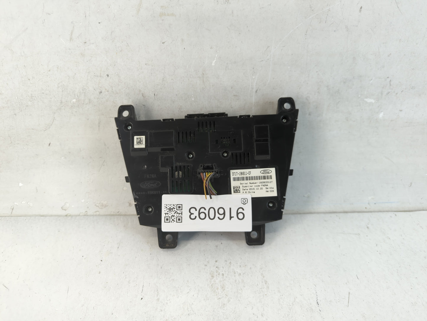 2016-2018 Ford Transit Connect Climate Control Module Temperature AC/Heater Replacement P/N:DT1T-18K811-CF Fits OEM Used Aut