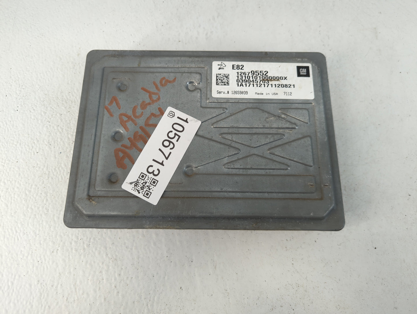 2017-2022 Gmc Acadia PCM Engine Control Computer ECU ECM PCU OEM P/N:12679552 Fits Fits 2016 2017 2018 2019 2020 2021 2022 O