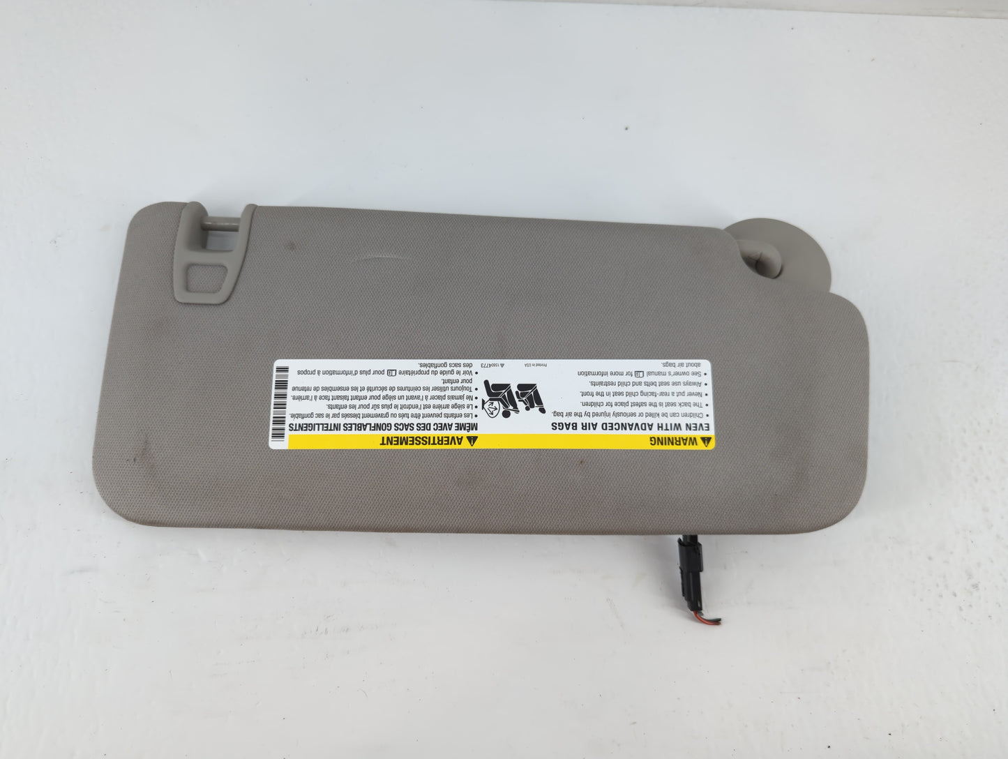 2007-2017 Gmc Acadia Sun Visor Shade Replacement Driver Left Mirror Fits OEM Used Auto Parts - Oemusedautoparts1.com