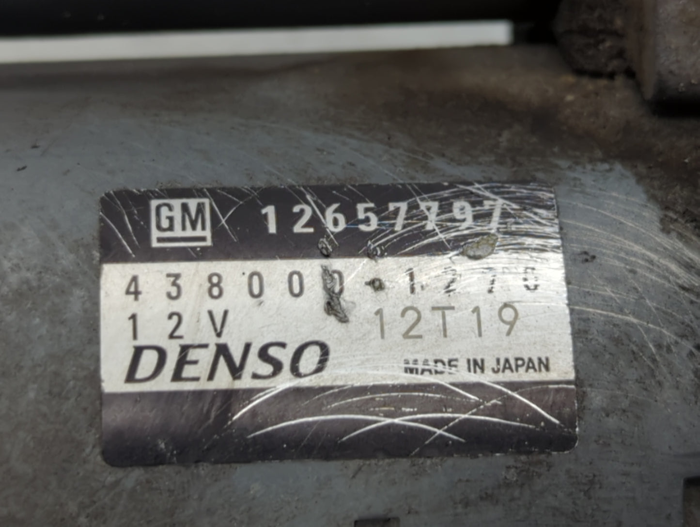 2015-2022 Gmc Canyon Car Starter Motor Solenoid OEM P/N:428000-1270 12657797 Fits OEM Used Auto Parts - Oemusedautoparts1.co