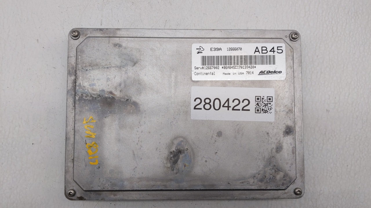 2017 Gmc Terrain PCM Engine Control Computer ECU ECM PCU OEM P/N:12666068 12667002, 12666070, 12667189 Fits Fits 2018 2019 2
