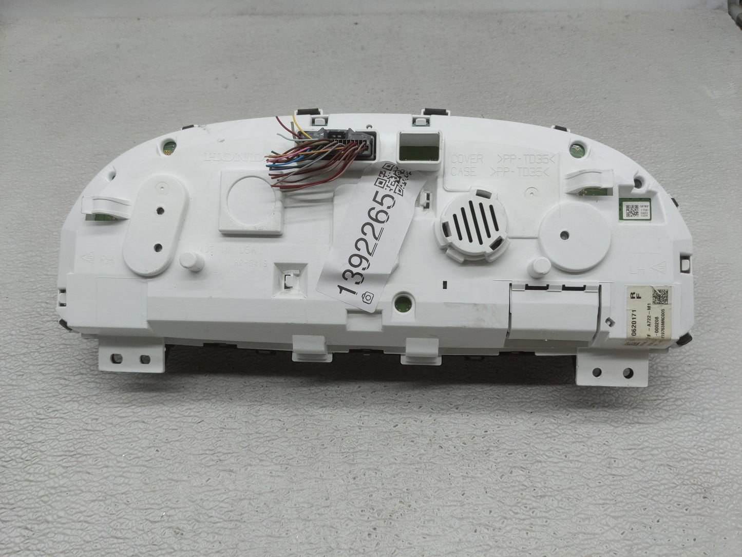 2017 Honda Accord Instrument Cluster Speedometer Gauges P/N:78100-T2F-A722-M1 Fits OEM Used Auto Parts - Oemusedautoparts1.c