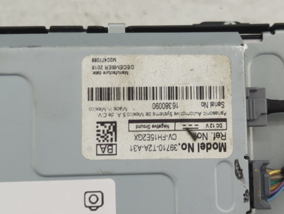 2016-2017 Honda Accord Information Radio Display Screen 1434116 - Oemusedautoparts1.com