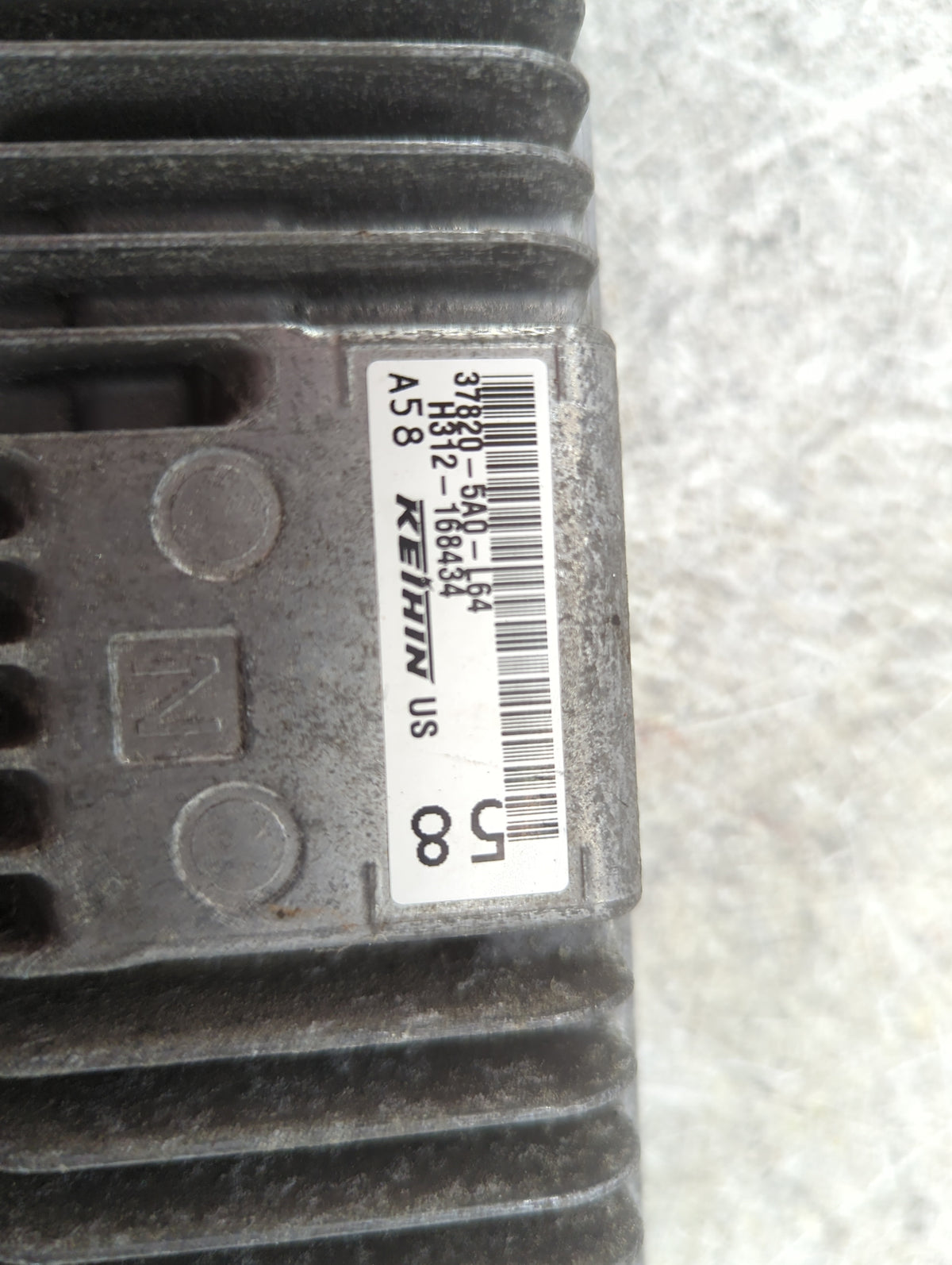 2016-2017 Honda Accord PCM Engine Control Computer ECU ECM PCU OEM P/N:37820-5A0-L64 H312-168434 Fits Fits 2016 2017 OEM Use