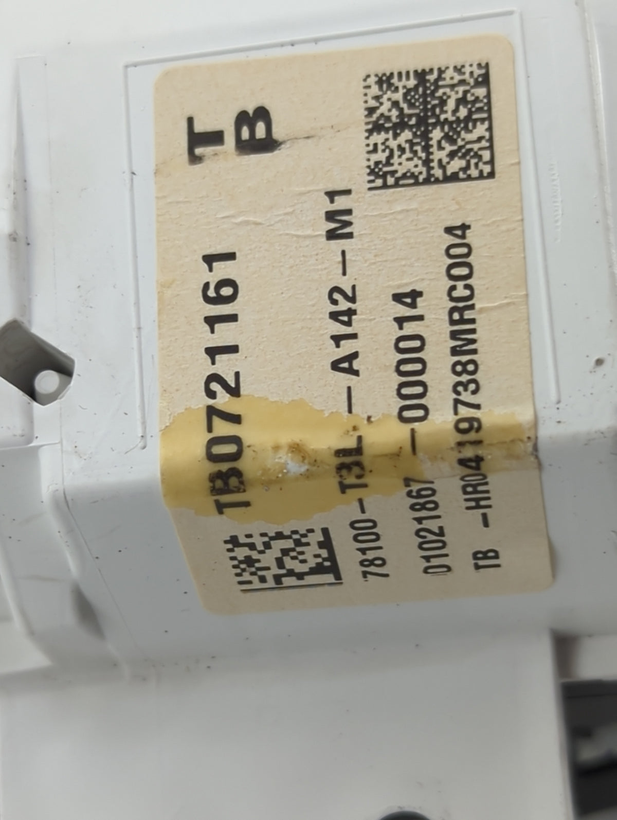 2013-2017 Honda Accord Instrument Cluster Speedometer Gauges P/N:78100-T3L-A142-M1 HR0419738MRC004 Miles: Fits OEM Used Auto