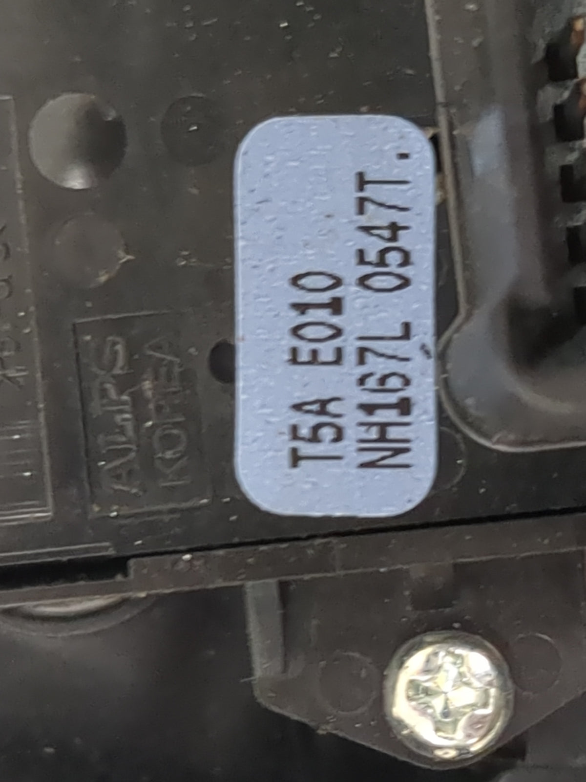2013-2017 Honda Accord Master Power Window Switch Replacement Driver Side Left P/N:T5A E010 NH167L 0547T Fits OEM Used Auto