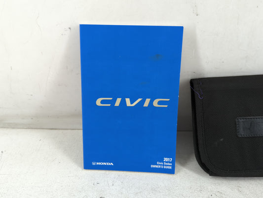 2017 Honda Civic Owners Manual Book Guide P/N:00X31-TBA-G110 31TBAG11 OEM Used Auto Parts