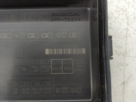 2017 Honda Civic Fusebox Fuse Box Panel Relay Module P/N:T2F-A1 Fits OEM Used Auto Parts
