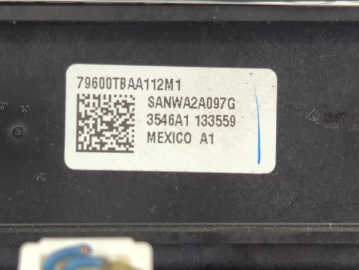 2016-2021 Honda Civic Climate Control Module Temperature AC/Heater Replacement P/N:79600TBAA112M1 Fits OEM Used Auto Parts -