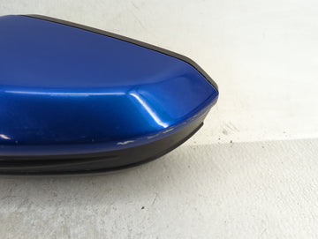 2016-2021 Honda Civic Driver Left Side View Manual Door Mirror Blue