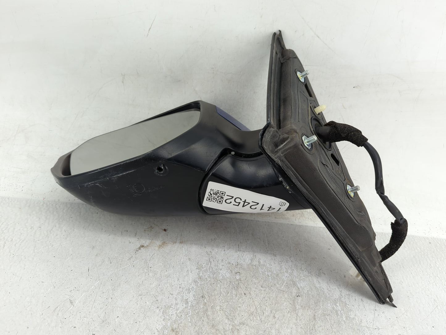 2016-2021 Honda Civic Driver Left Side View Manual Door Mirror Blue - Oemusedautoparts1.com