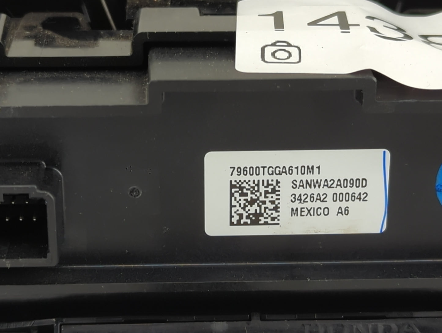 2017-2018 Honda Civic Climate Control Module Temperature AC/Heater Replacement P/N:79600TGGA610M1 Fits Fits 2017 2018 OEM Us