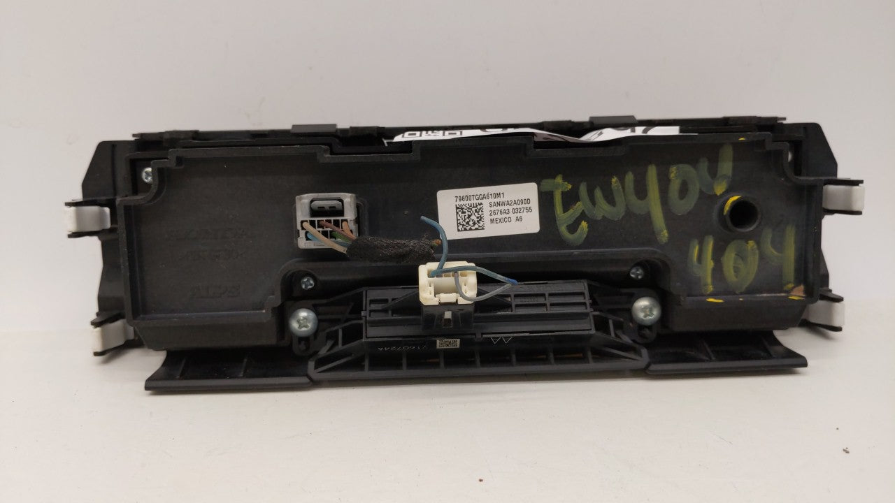 2017-2018 Honda Civic Climate Control Module Temperature AC/Heater Replacement P/N:79600-TGG-A610-M1 79600TGGA610M1 Fits OEM