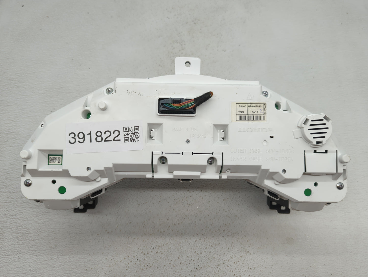 2016-2018 Honda Civic Instrument Cluster Speedometer Gauges P/N:78100-TBA-A310-M1 78100-TBA-A320-M1 Fits Fits 2016 2017 2018