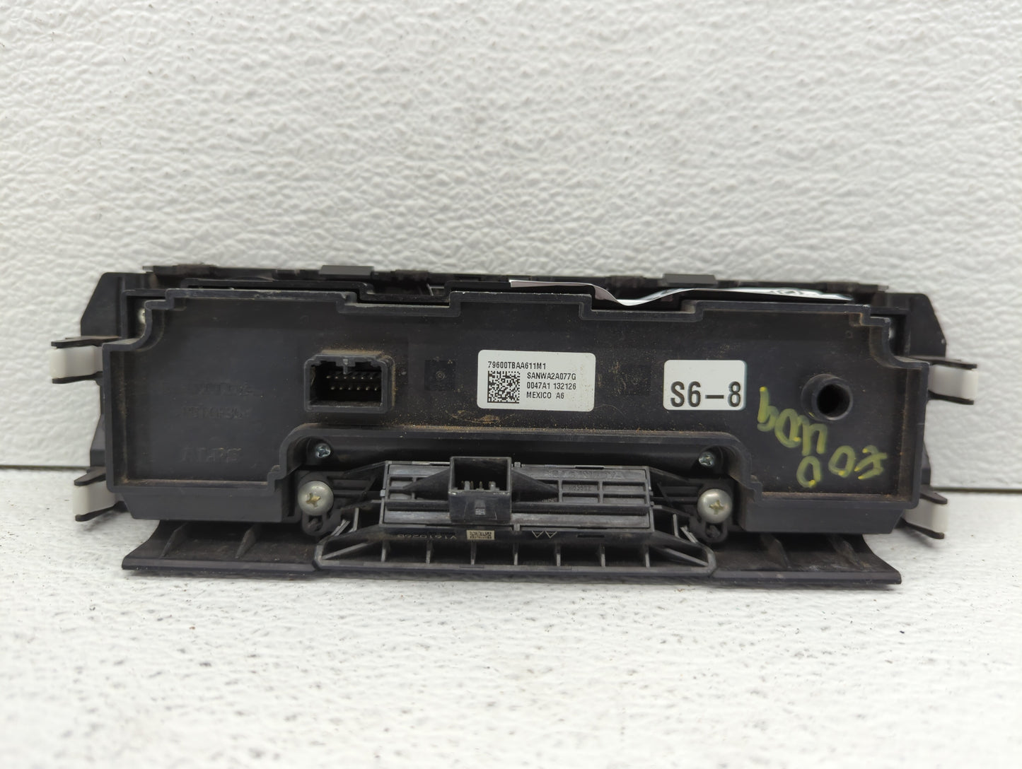2016-2018 Honda Civic Climate Control Module Temperature AC/Heater Replacement P/N:79600-TBA-A611-M1 79600-TBA-C410-M1 Fits