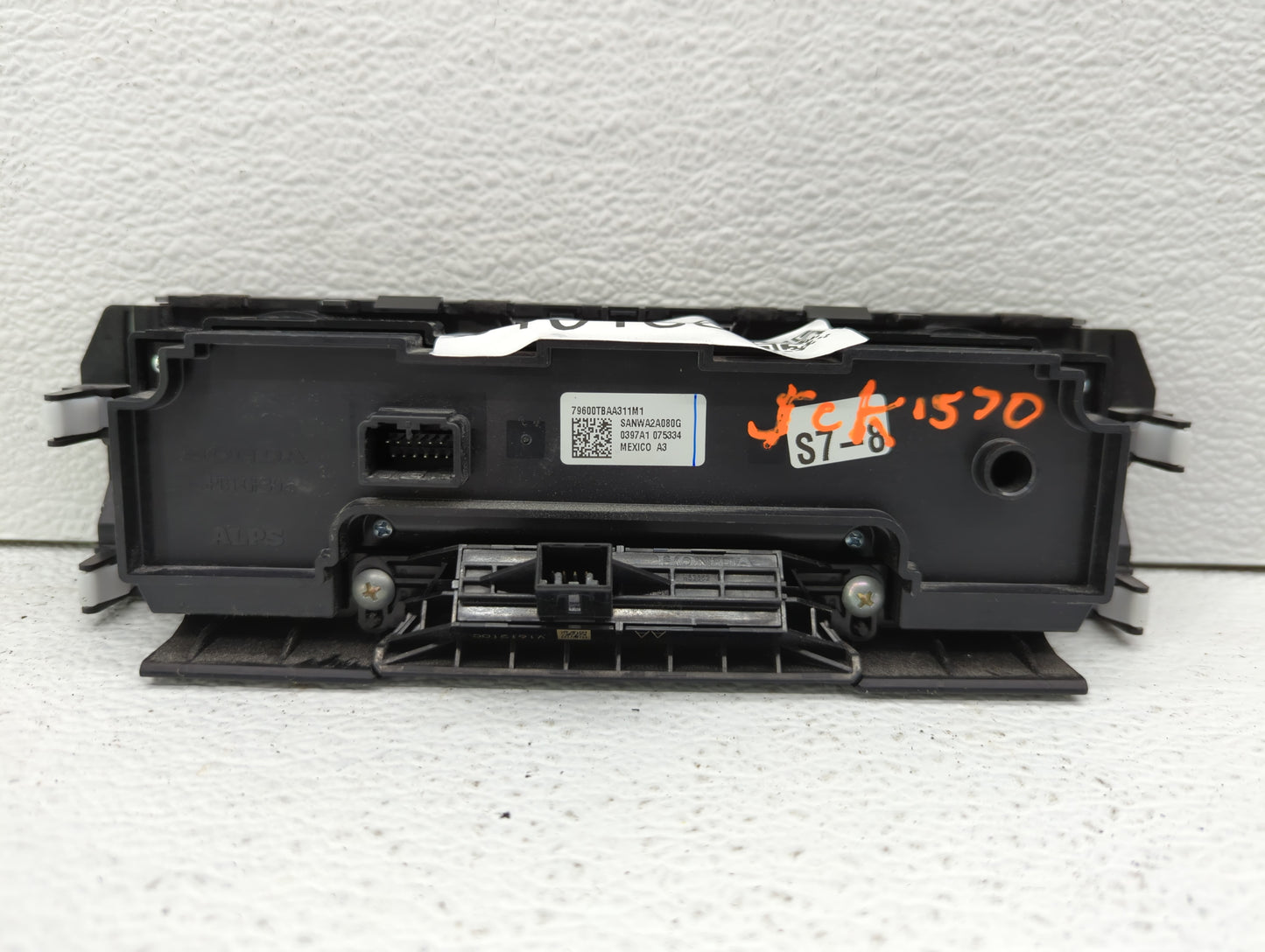 2016-2018 Honda Civic Climate Control Module Temperature AC/Heater Replacement P/N:79600TBAA311M1 Fits Fits 2016 2017 2018 O