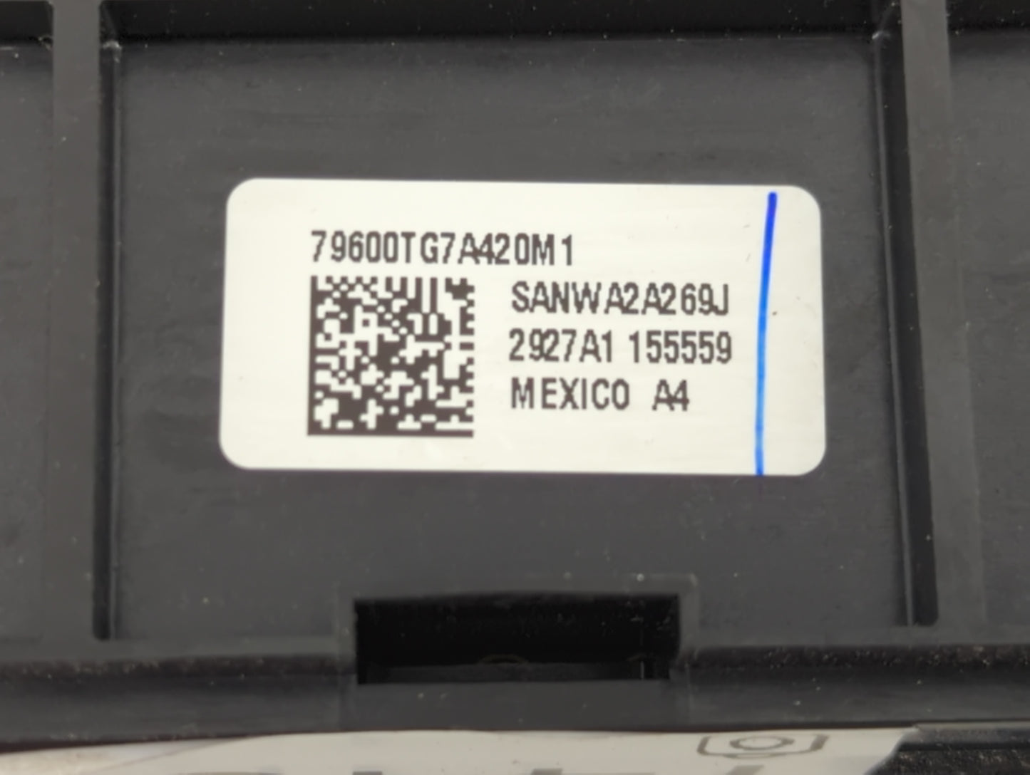 2016-2018 Honda Pilot Climate Control Module Temperature AC/Heater Replacement P/N:79600TG7A420M1 Fits Fits 2016 2017 2018 O