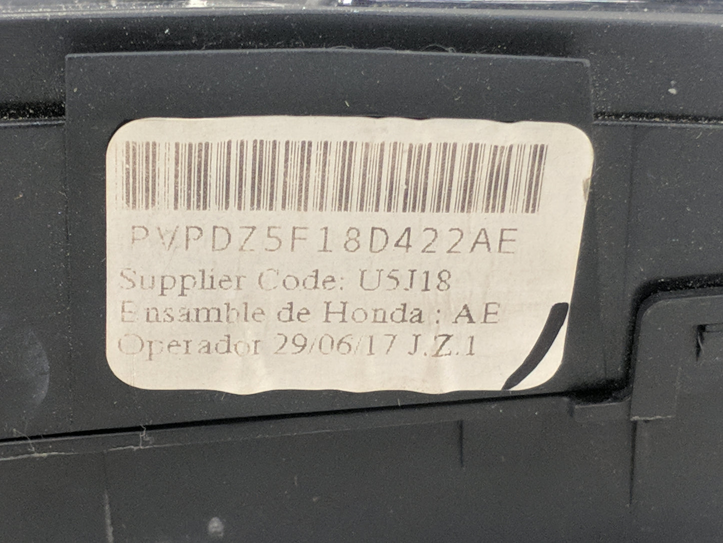 2016-2018 Honda Pilot Climate Control Module Temperature AC/Heater Replacement P/N:PVPDZ5F18D422AE Fits Fits 2016 2017 2018