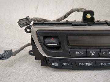 2016-2018 Honda Pilot Climate Control Module Temperature AC/Heater Replacement P/N:79600TG7A220M1 Fits Fits 2016 2017 2018 OEM Used Auto Parts