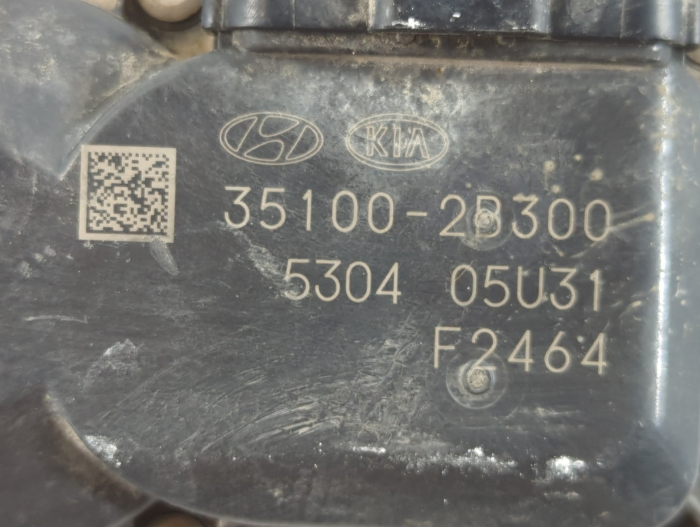2012-2019 Hyundai Accent Throttle Body P/N:35100-2B300 Fits Fits 2012 2013 2014 2015 2016 2017 2018 2019 OEM Used Auto Parts