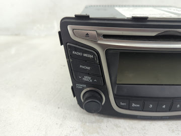 2015-2017 Hyundai Accent Radio AM FM Cd Player Receiver Replacement P/N:96170-1R152RDR Fits Fits 2015 2016 2017 OEM Used Auto Parts