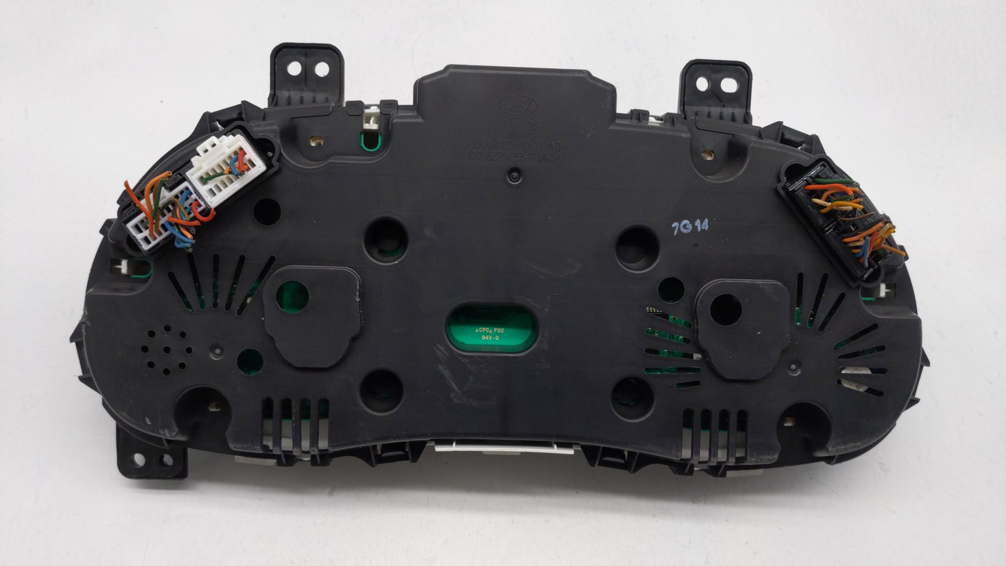 2015-2017 Hyundai Accent Instrument Cluster Speedometer Gauges P/N:94021-1R510 Fits Fits 2015 2016 2017 OEM Used Auto Parts