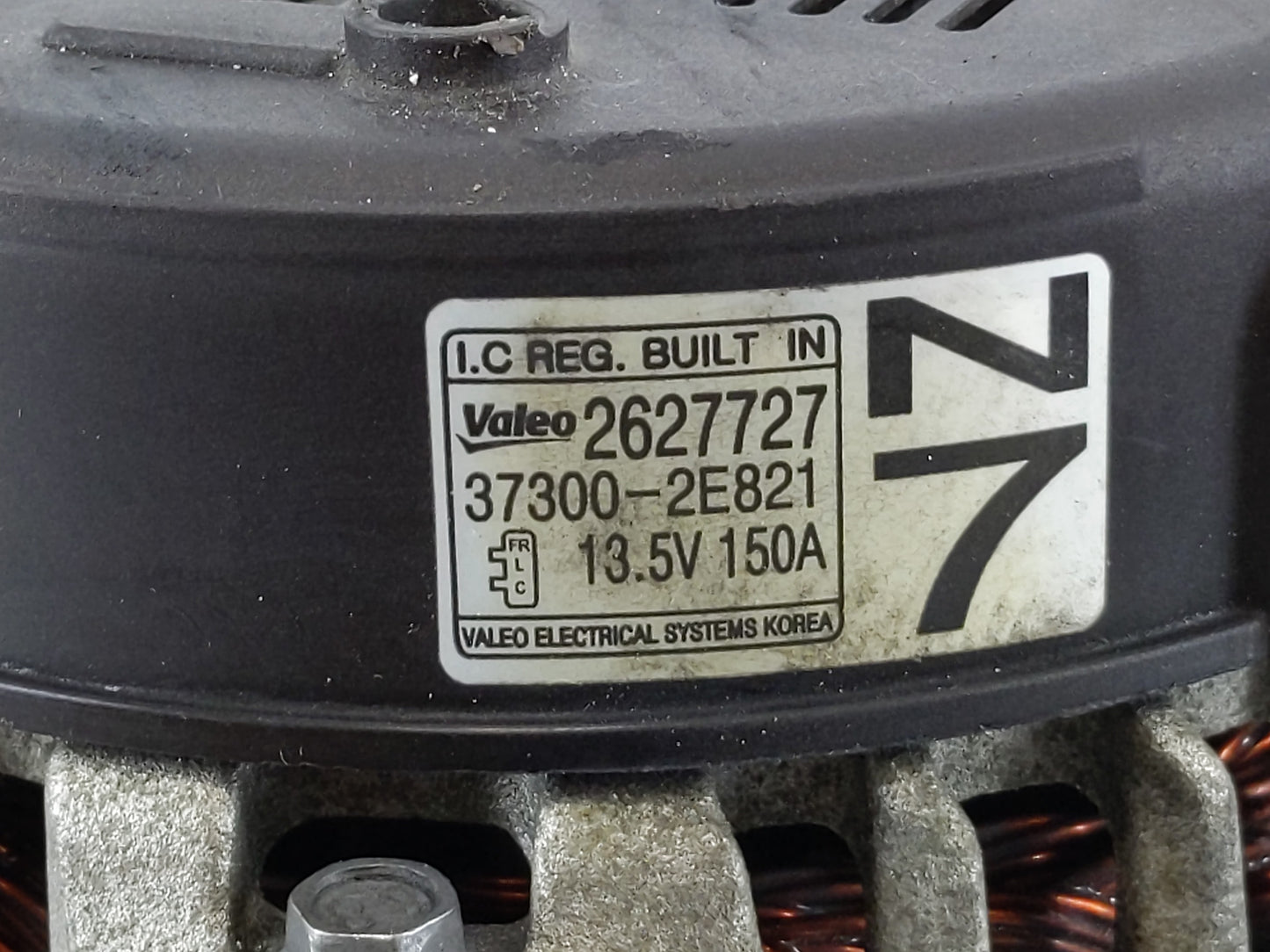 2017-2020 Hyundai Elantra Alternator Replacement Generator Charging Assembly Engine OEM P/N:37300-2E821 Fits OEM Used Auto P