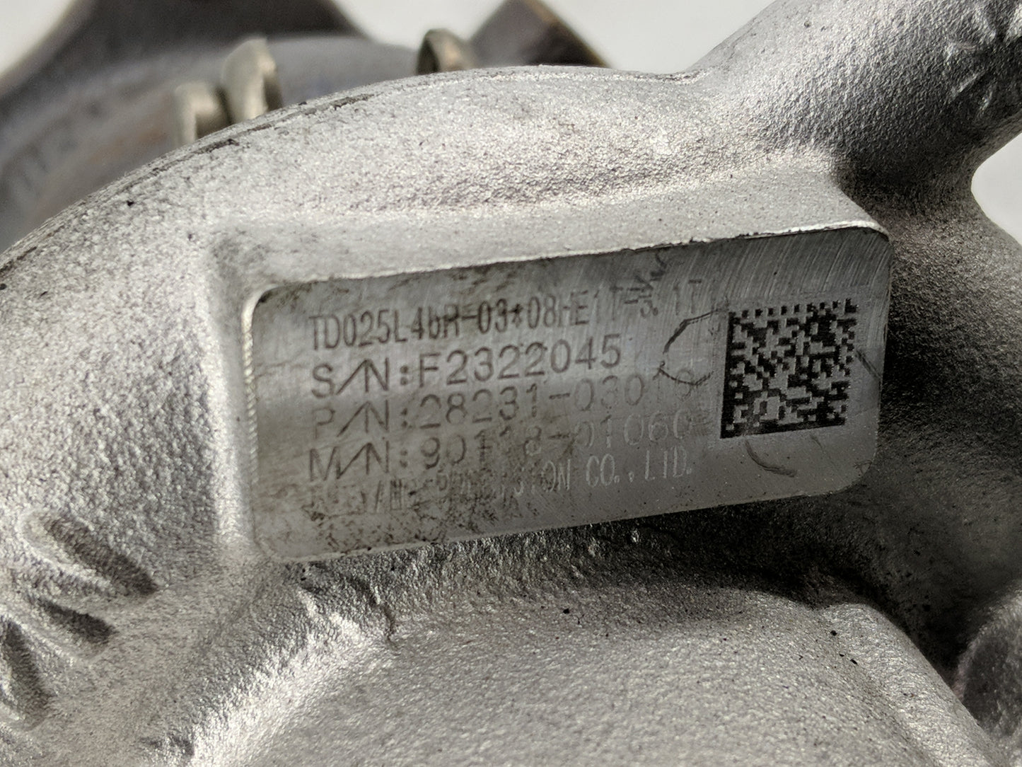 2017 Elantra Turbocharger Turbo Charger Super Charger Supercharger - Oemusedautoparts1.com