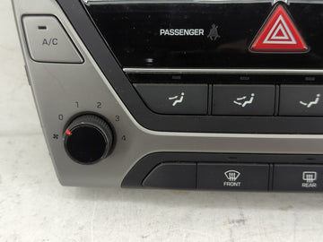 2017-2018 Hyundai Elantra Climate Control Module Temperature AC/Heater Replacement P/N:97250-F20614X Fits Fits 2017 2018 OEM Used Auto Parts