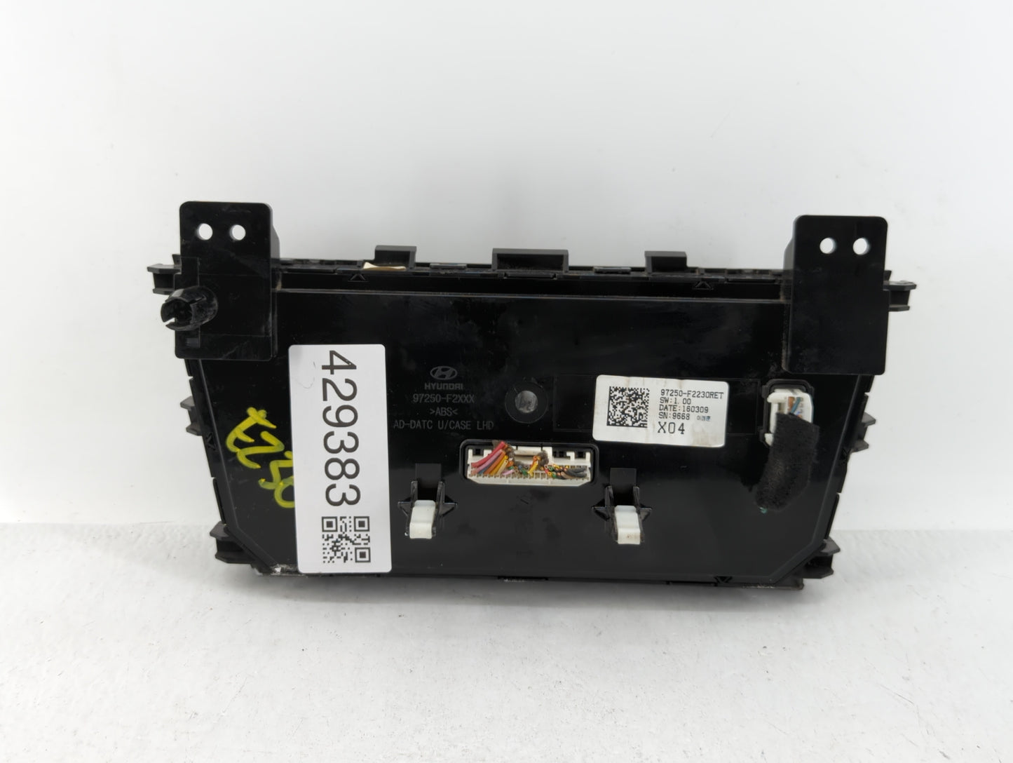 2017-2018 Hyundai Elantra Climate Control Module Temperature AC/Heater Replacement P/N:97250-F2230RET 97250-F20624X Fits OEM