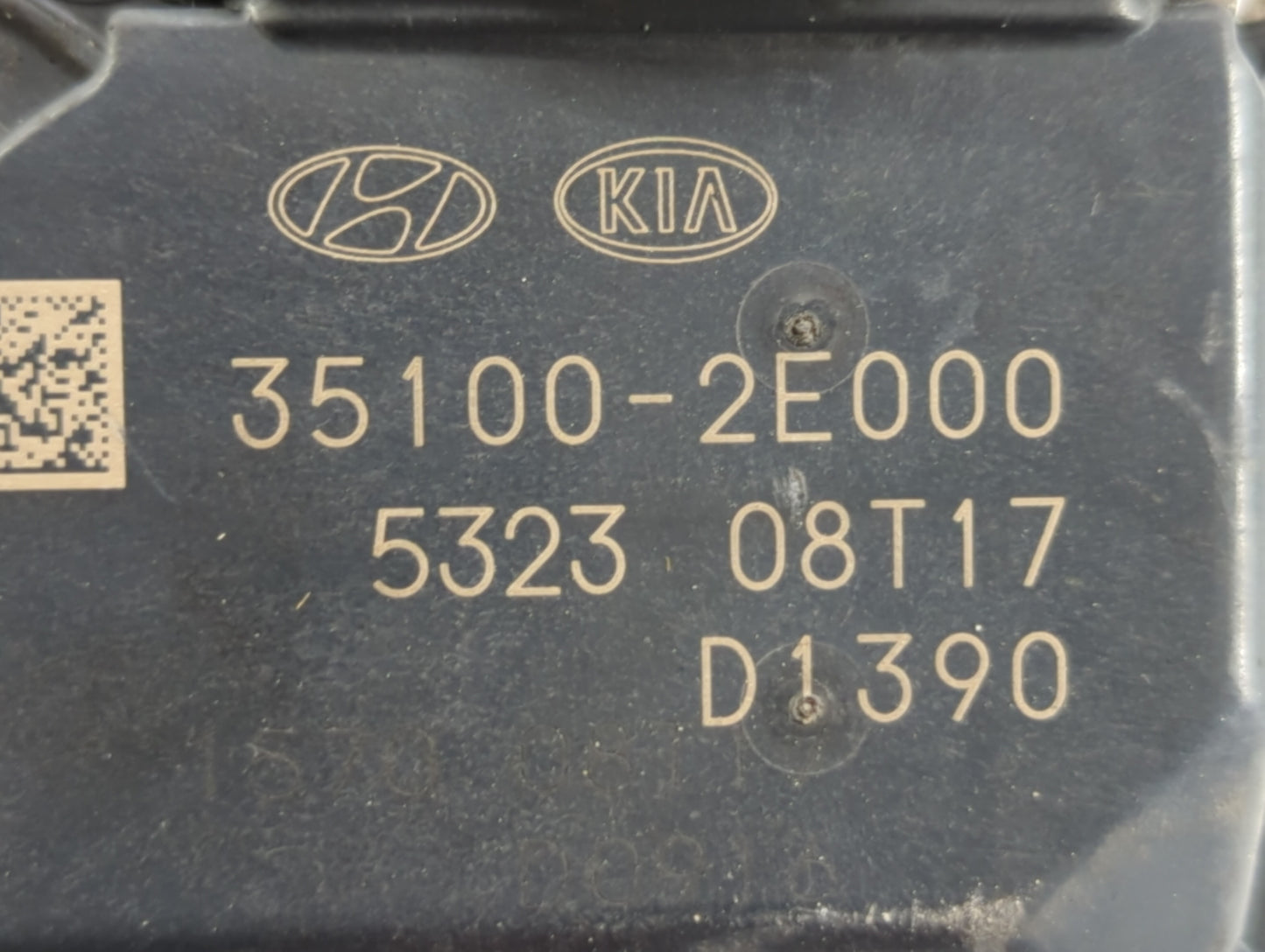 2011-2020 Hyundai Elantra Throttle Body P/N:35100-2E000 35100-2E710 Fits OEM Used Auto Parts - Oemusedautoparts1.com
