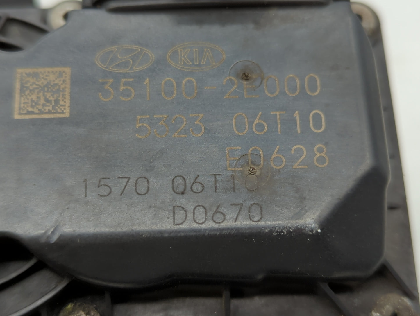 2011-2020 Hyundai Elantra Throttle Body P/N:35100-2E000 35100-2E710 Fits OEM Used Auto Parts - Oemusedautoparts1.com