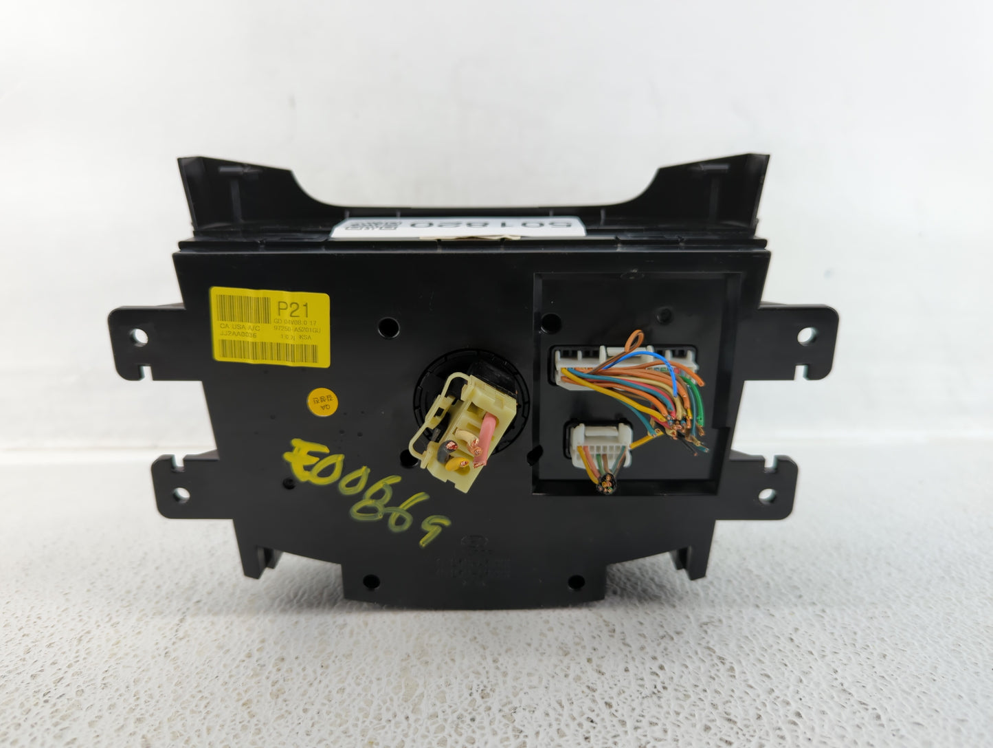 2013-2017 Hyundai Elantra Climate Control Module Temperature AC/Heater Replacement P/N:97250-A5201GU Fits OEM Used Auto Part