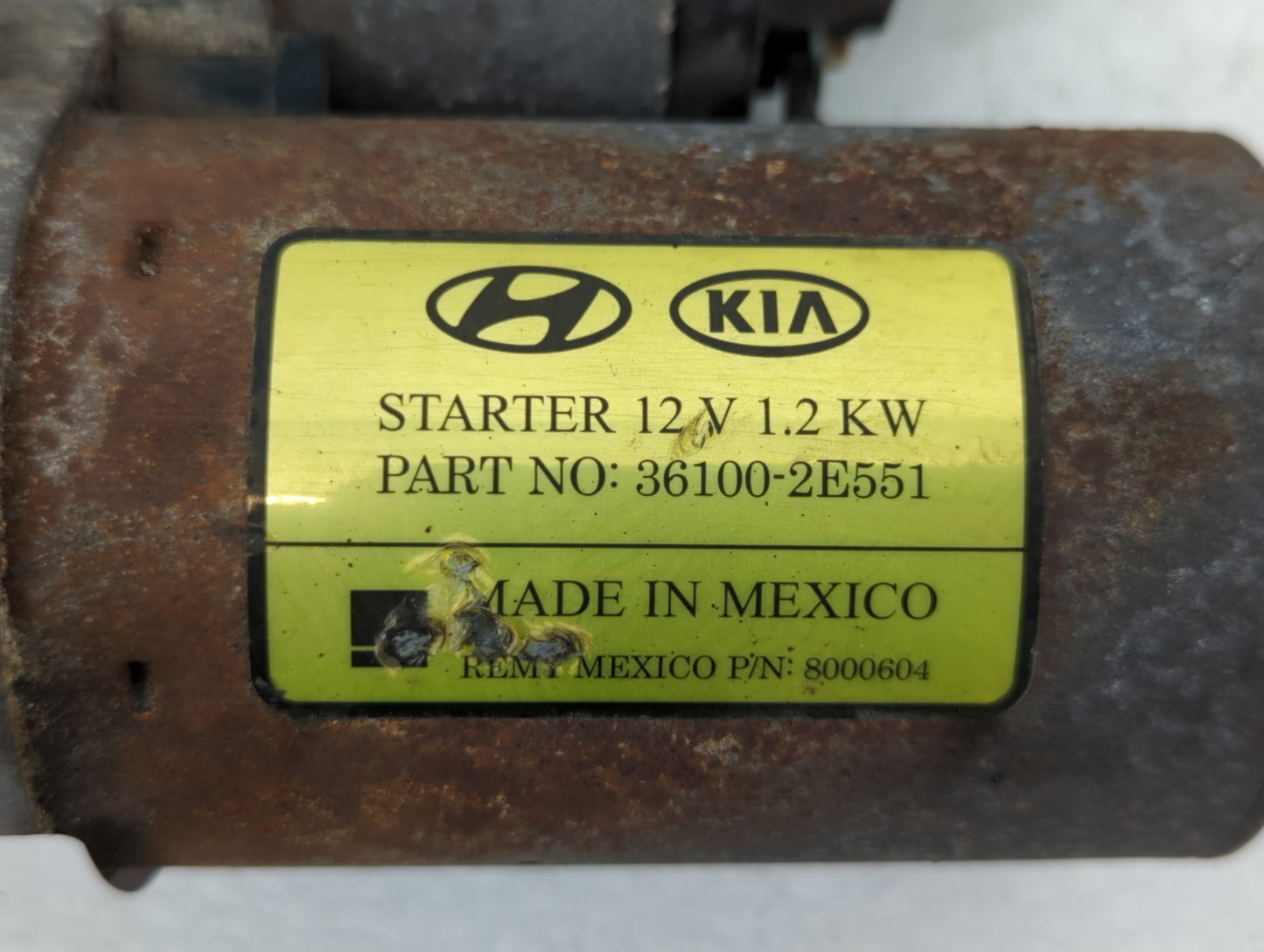 2014-2020 Hyundai Elantra Car Starter Motor Solenoid OEM P/N:36100-2E551 Fits Fits 2014 2015 2016 2017 2018 2019 2020 OEM Us