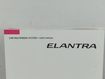 2017 Hyundai Elantra Owners Manual Book Guide P/N:F2MS7-D2001 OEM Used Auto Parts
