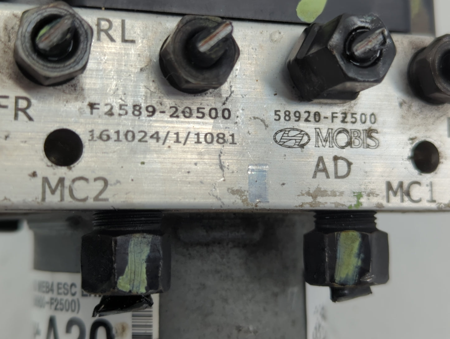 2017-2019 Hyundai Elantra ABS Pump Control Module Replacement P/N:58920-F2500 F2589-20500 Fits Fits 2017 2018 2019 OEM Used