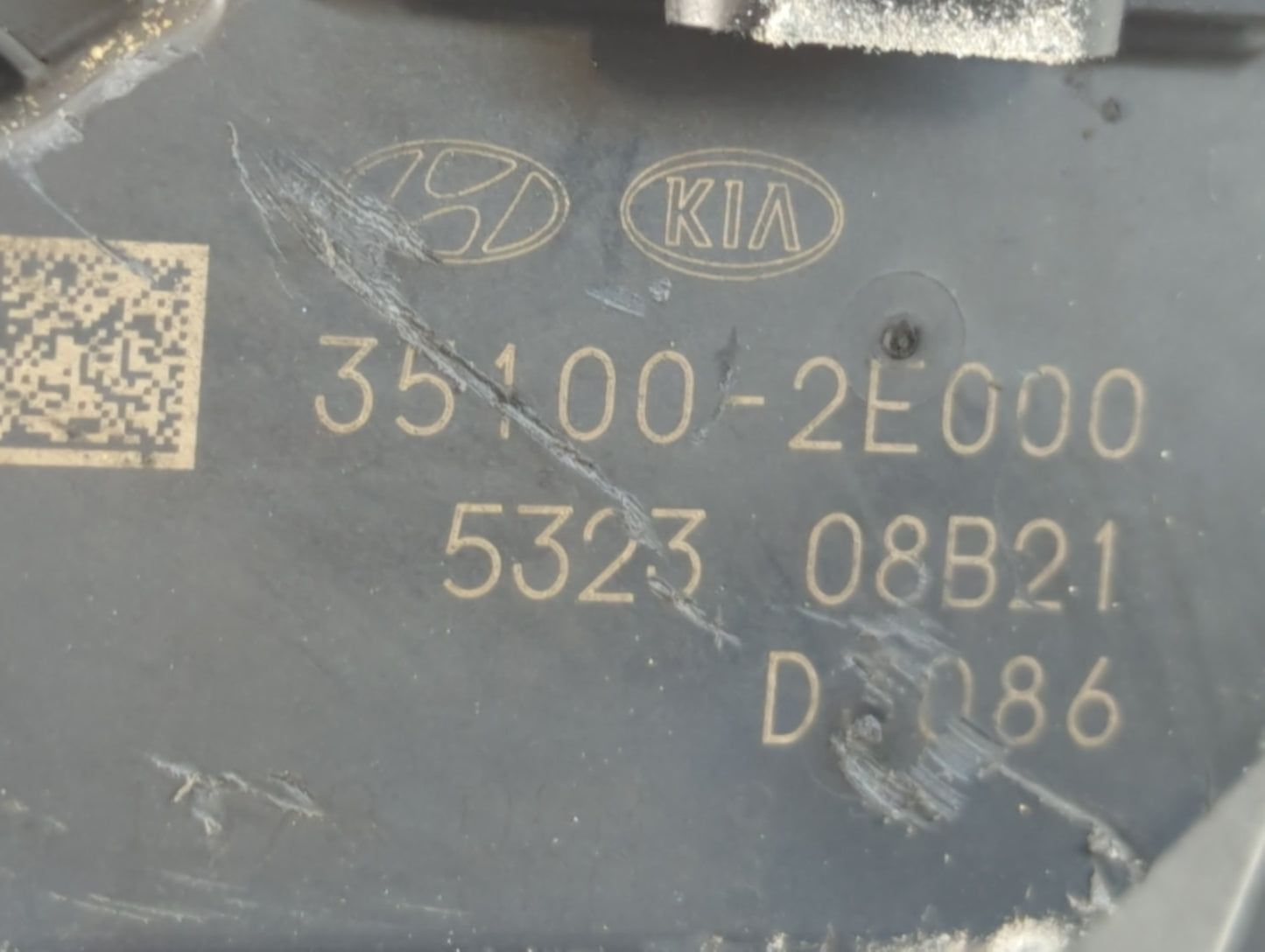 2011-2020 Hyundai Elantra Throttle Body P/N:5323 08B21 35100-2E000 Fits OEM Used Auto Parts - Oemusedautoparts1.com
