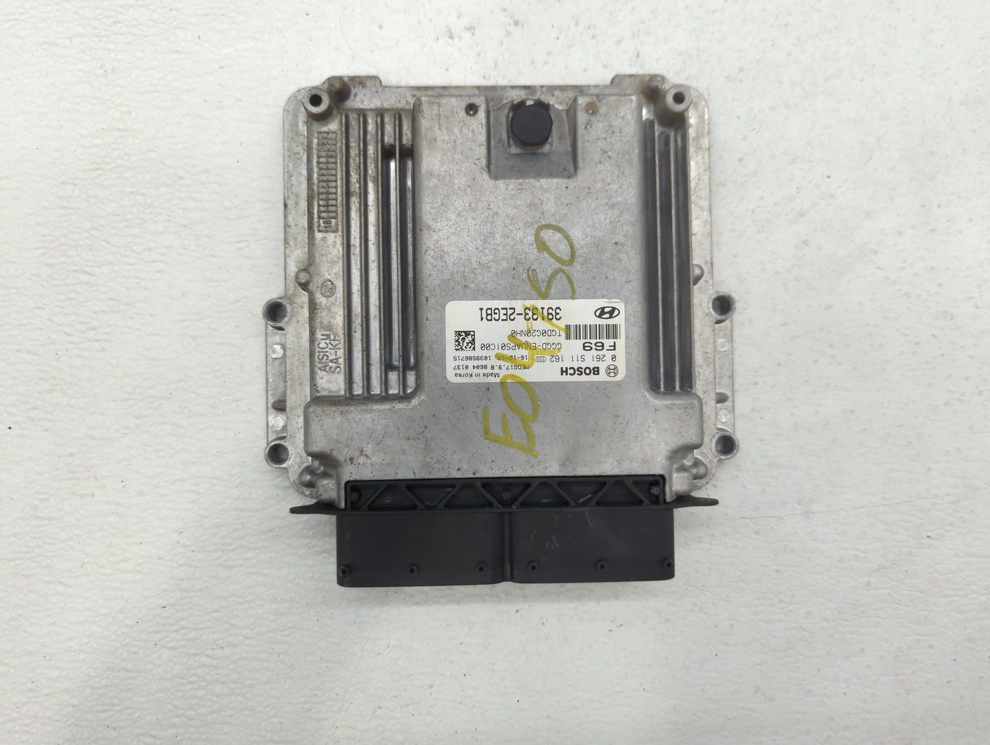 2016-2017 Hyundai Elantra Gt PCM Engine Control Computer ECU ECM PCU OEM P/N:39133-2EGB1 Fits Fits 2016 2017 OEM Used Auto P