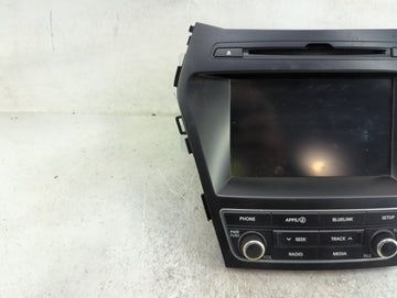 2017-2018 Hyundai Santa Fe Radio AM FM Cd Player Receiver Replacement P/N:TQ8-AT1400PAN Fits Fits 2017 2018 OEM Used Auto Parts