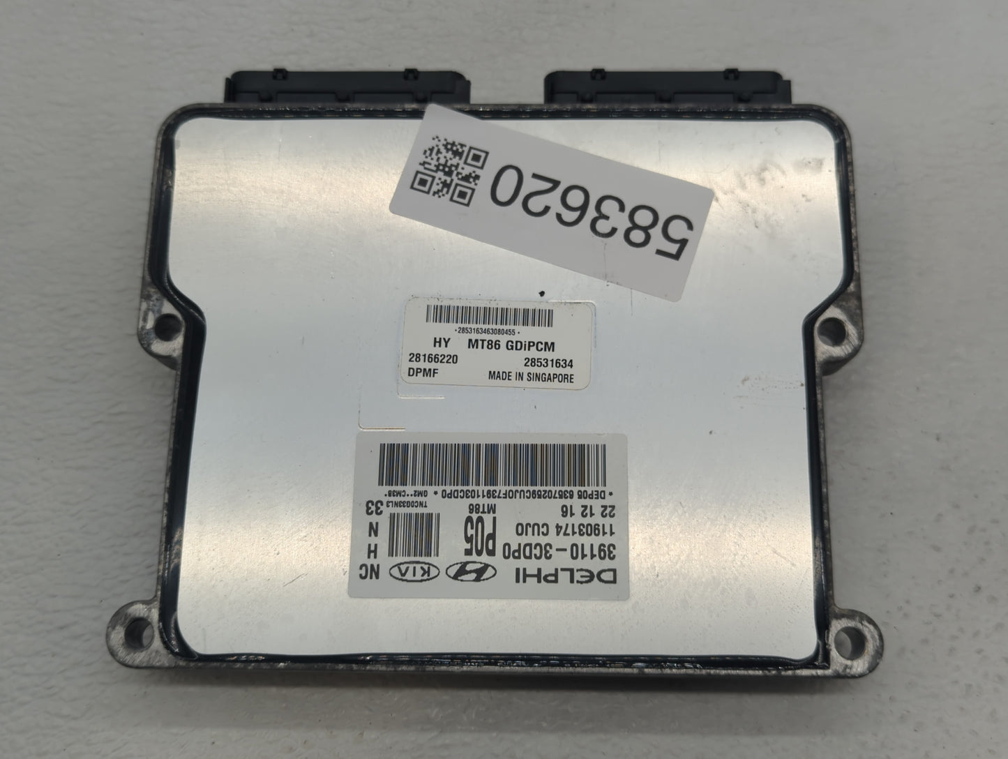 2017-2018 Hyundai Santa Fe PCM Engine Control Computer ECU ECM PCU OEM P/N:28531634 28166220 Fits Fits 2017 2018 OEM Used Au
