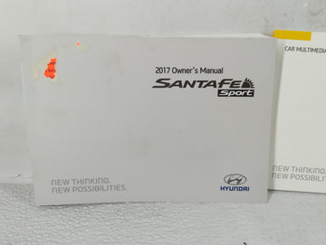 2017 Hyundai Santa Fe Owners Manual Book Guide P/N:HZW0-EU60G OEM Used Auto Parts
