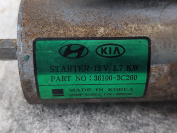 2015-2018 Hyundai Santa Fe Car Starter Motor Solenoid OEM P/N:36100-3C260 Fits Fits 2015 2016 2017 2018 2019 2020 OEM Used Auto Parts