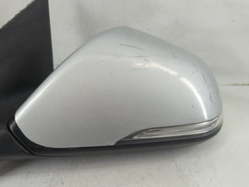 2016-2017 Hyundai Sonata Driver Left Side View Manual Door Mirror Silver