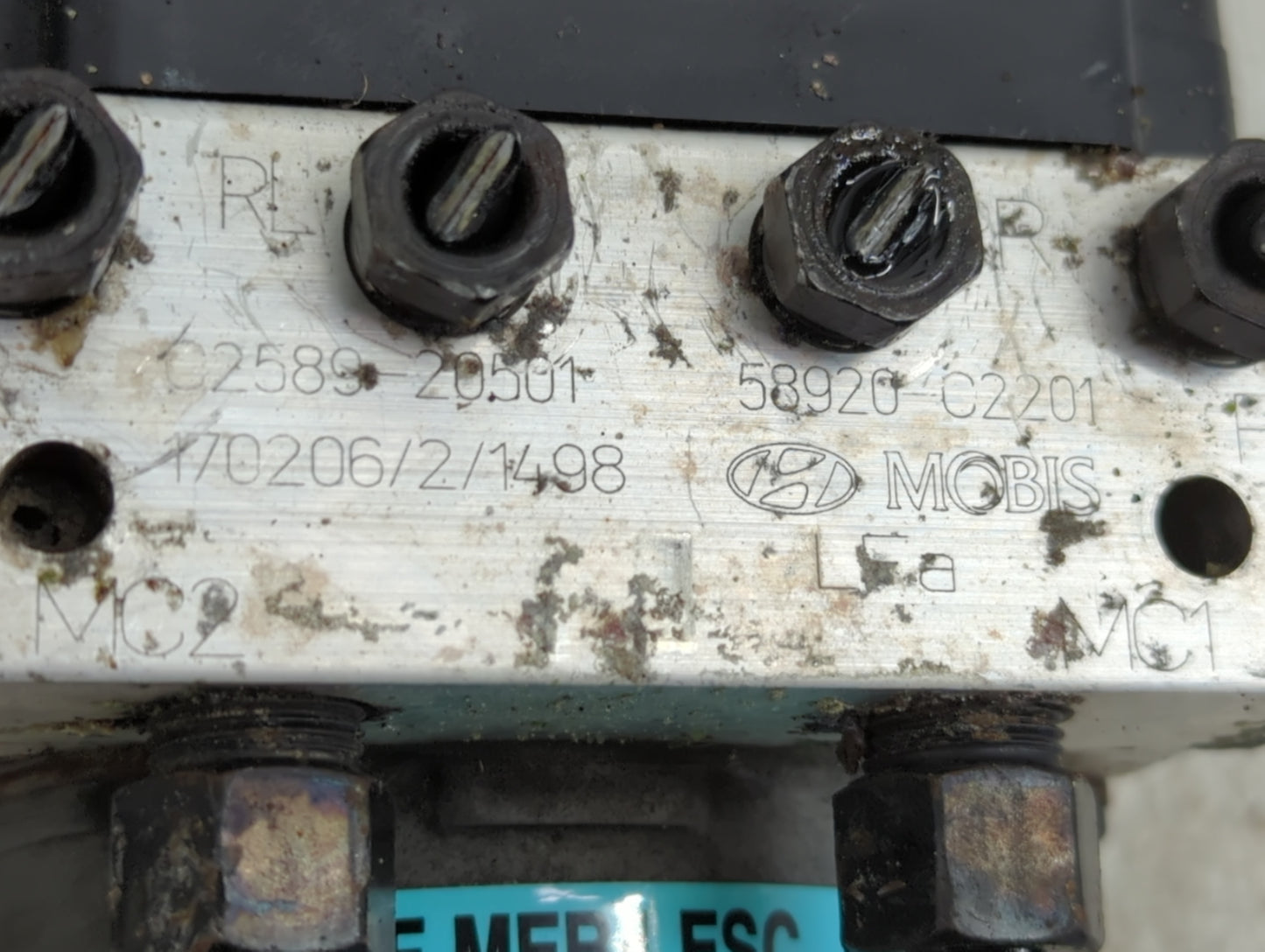 2015-2017 Hyundai Sonata ABS Pump Control Module Replacement P/N:02589-20501 Fits Fits 2015 2016 2017 OEM Used Auto Parts -