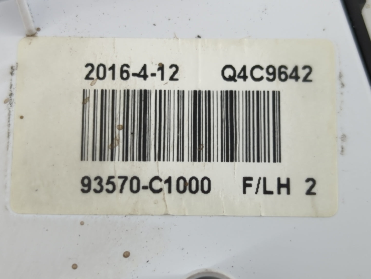 2017 Hyundai Sonata Master Power Window Switch Replacement Driver Side Left P/N:93570-C1000 Fits OEM Used Auto Parts - Oemus