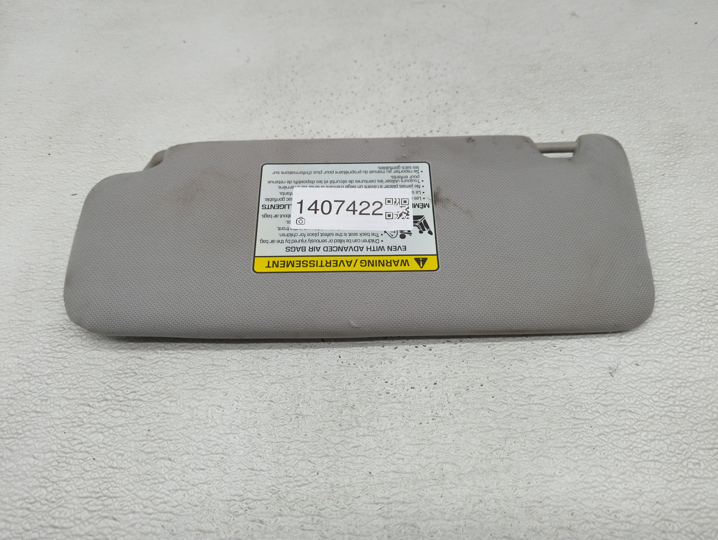 2016-2019 Hyundai Sonata Sun Visor Shade Replacement Passenger Right Mirror Fits Fits 2016 2017 2018 2019 OEM Used Auto Part