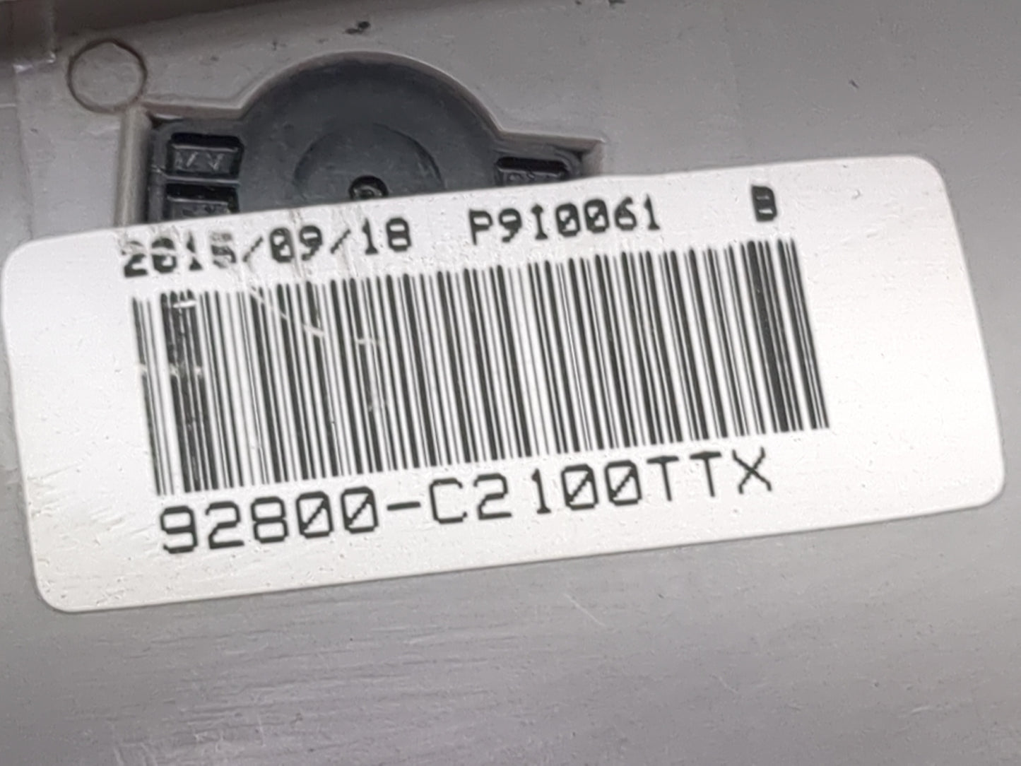 2015-2017 Hyundai Sonata Overhead Roof Console Gray - Oemusedautoparts1.com