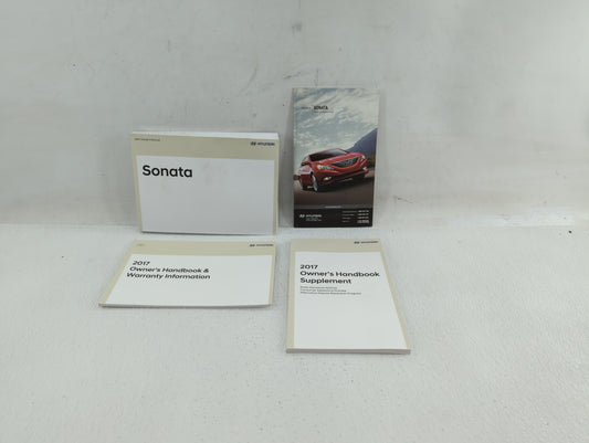 2017 Hyundai Sonata Owners Manual Book Guide P/N:HC10-EU74H OEM Used Auto Parts