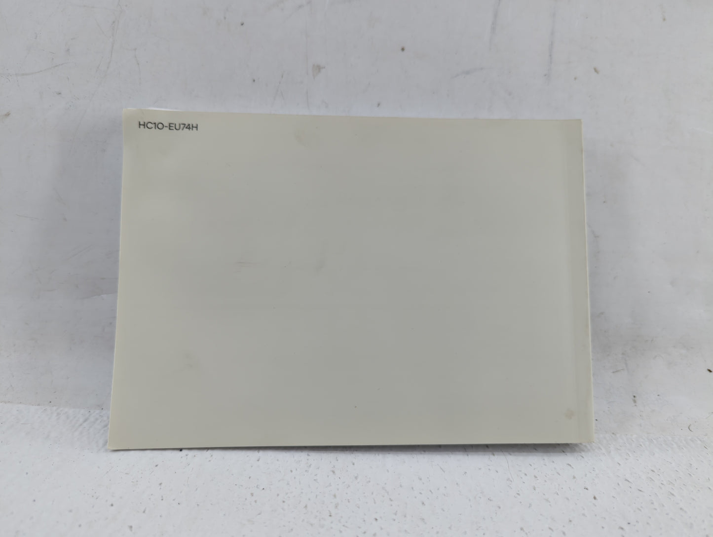 2017 Hyundai Sonata Owners Manual Book Guide P/N:HC10-EU74H OEM Used Auto Parts - Oemusedautoparts1.com